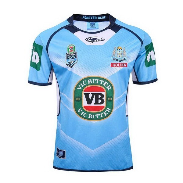 Tailandia Camiseta NSW Blues Classic 1ª Kit 2017 2018 Azul